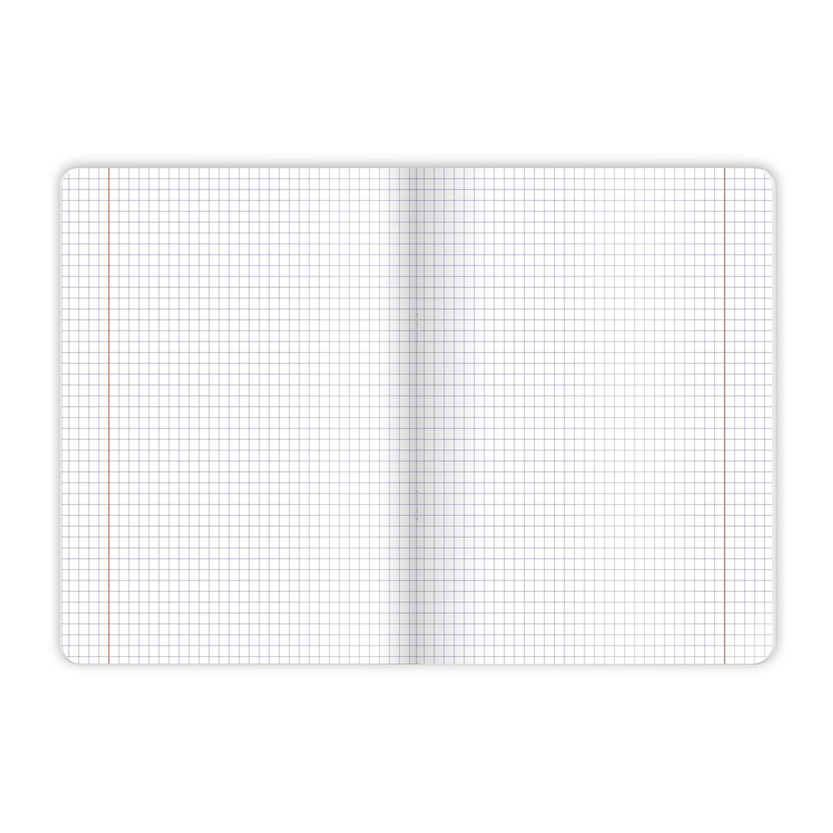 Zeszyt BOOKWORM/RETRO A5 32k. 70g krata Top 2000 (400169402)