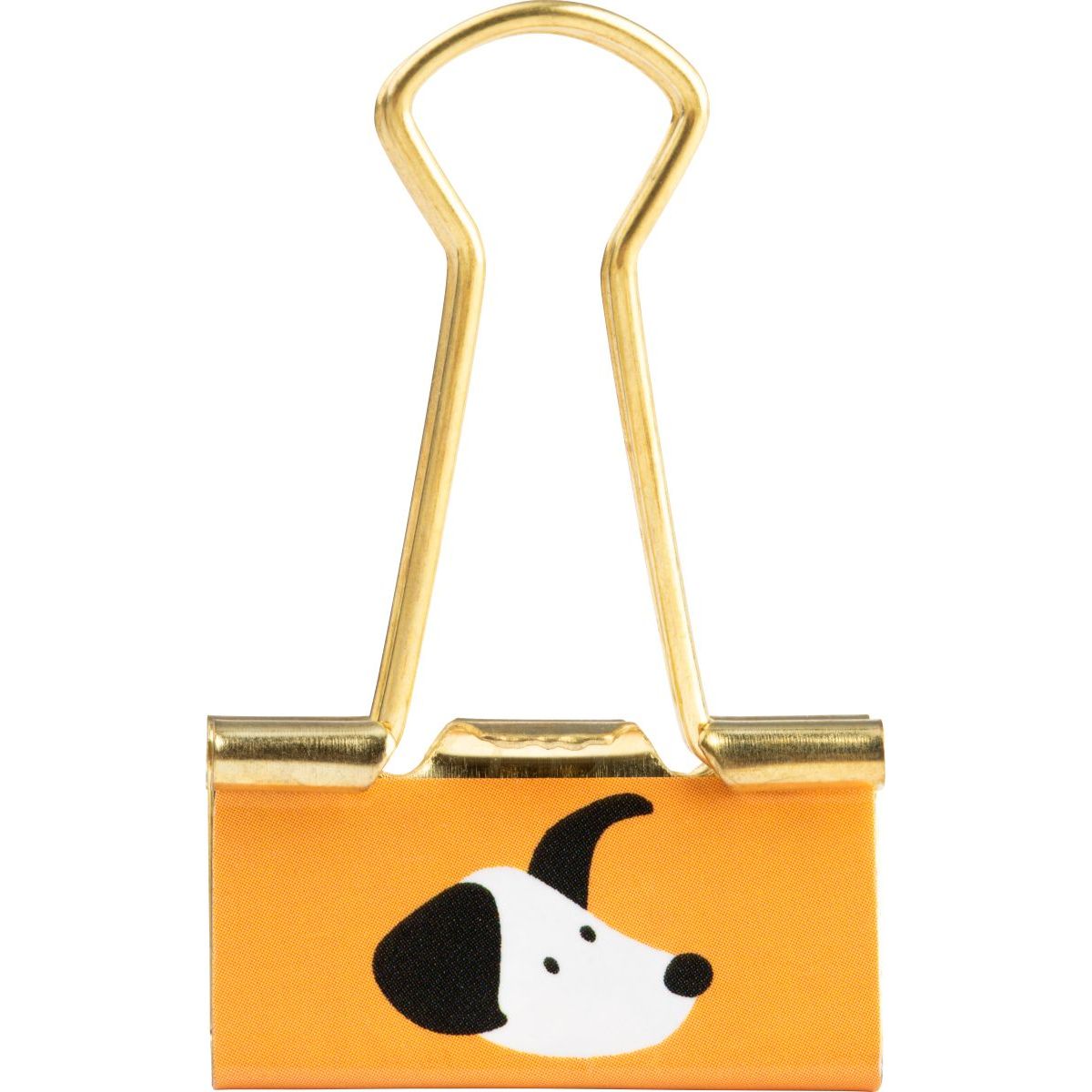 Klipsy do spinania dokumentów (300259) k:101-47 CAT&DOG, metal 6 szt Happy Color (HA 4821 01CD-WP6)