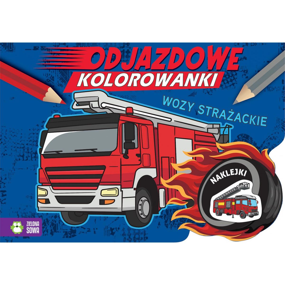 Książeczka edukacyjna Wozy strażackie Zielona Sowa
