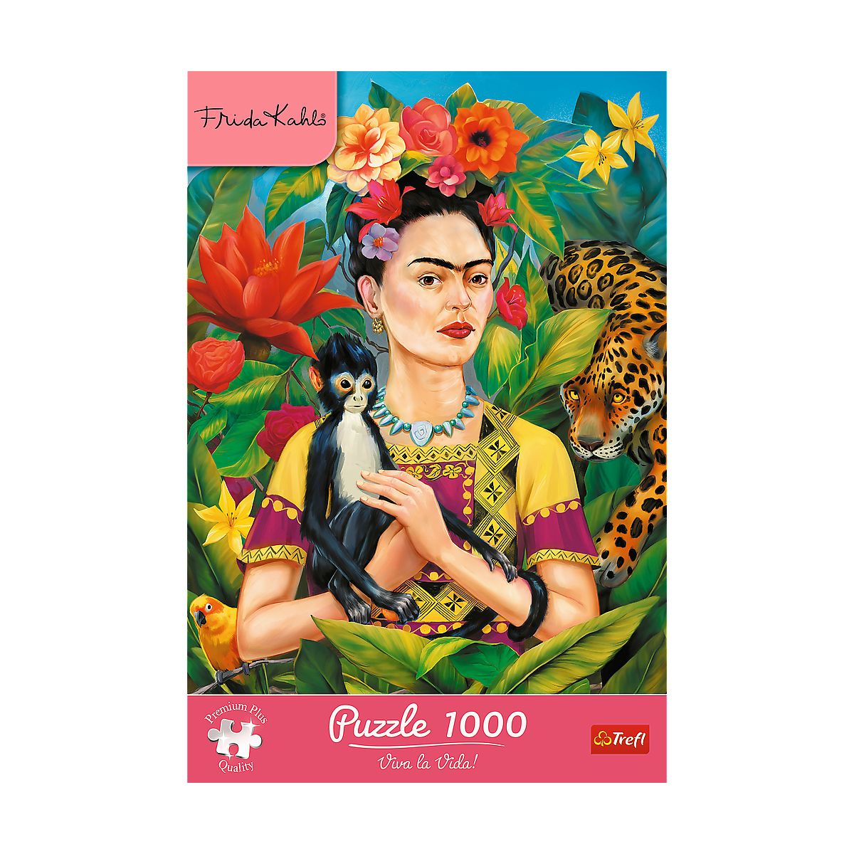 Puzzle Frida Kahlo Portret w dżungli 1000 el. Trefl (12094)