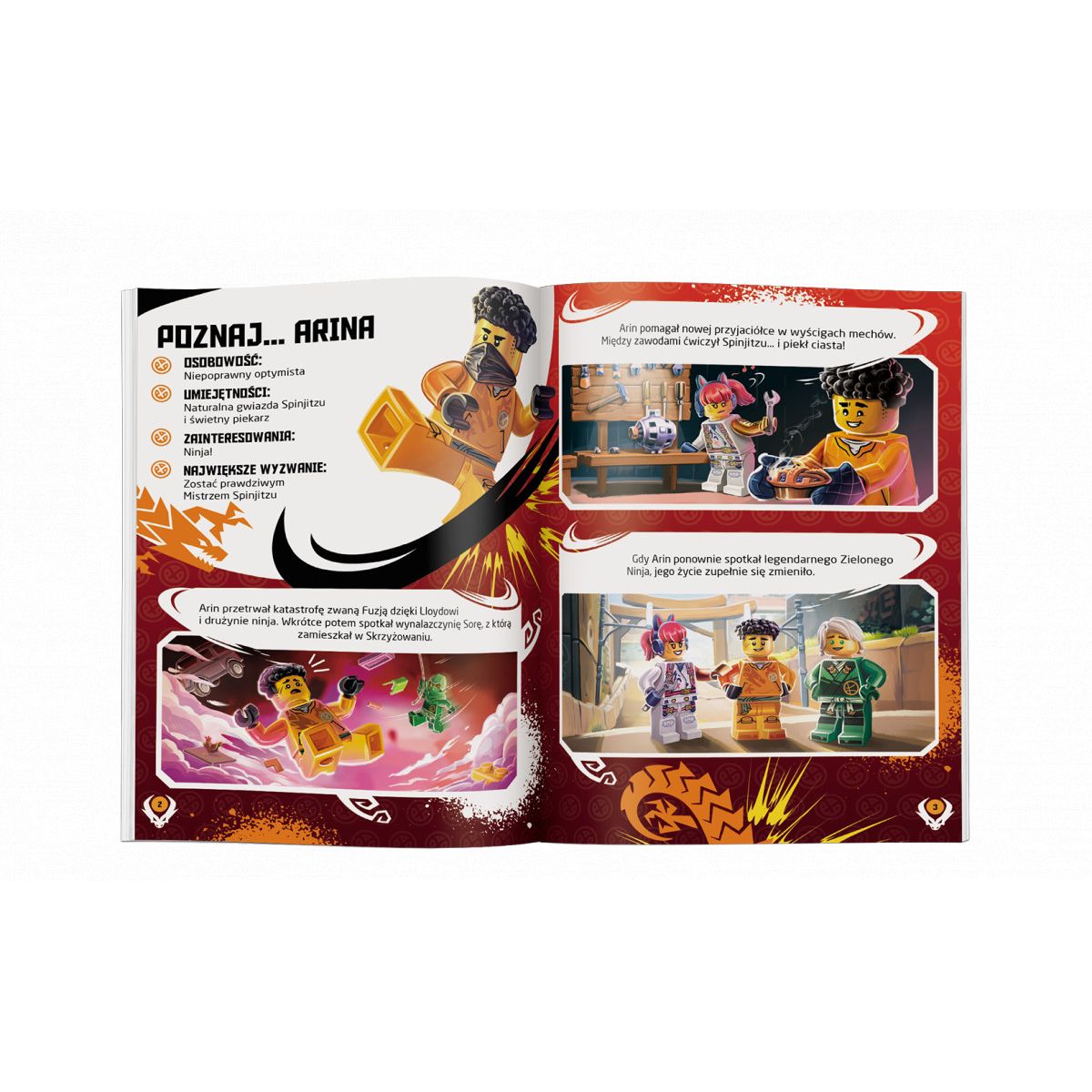 Książka dla dzieci Lego® Ninjago® Czas na trening! Ameet (BLW-6601)