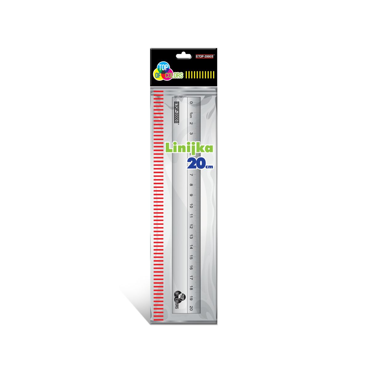 Linijka aluminiowa 20cm Top 2000 (400073363)
