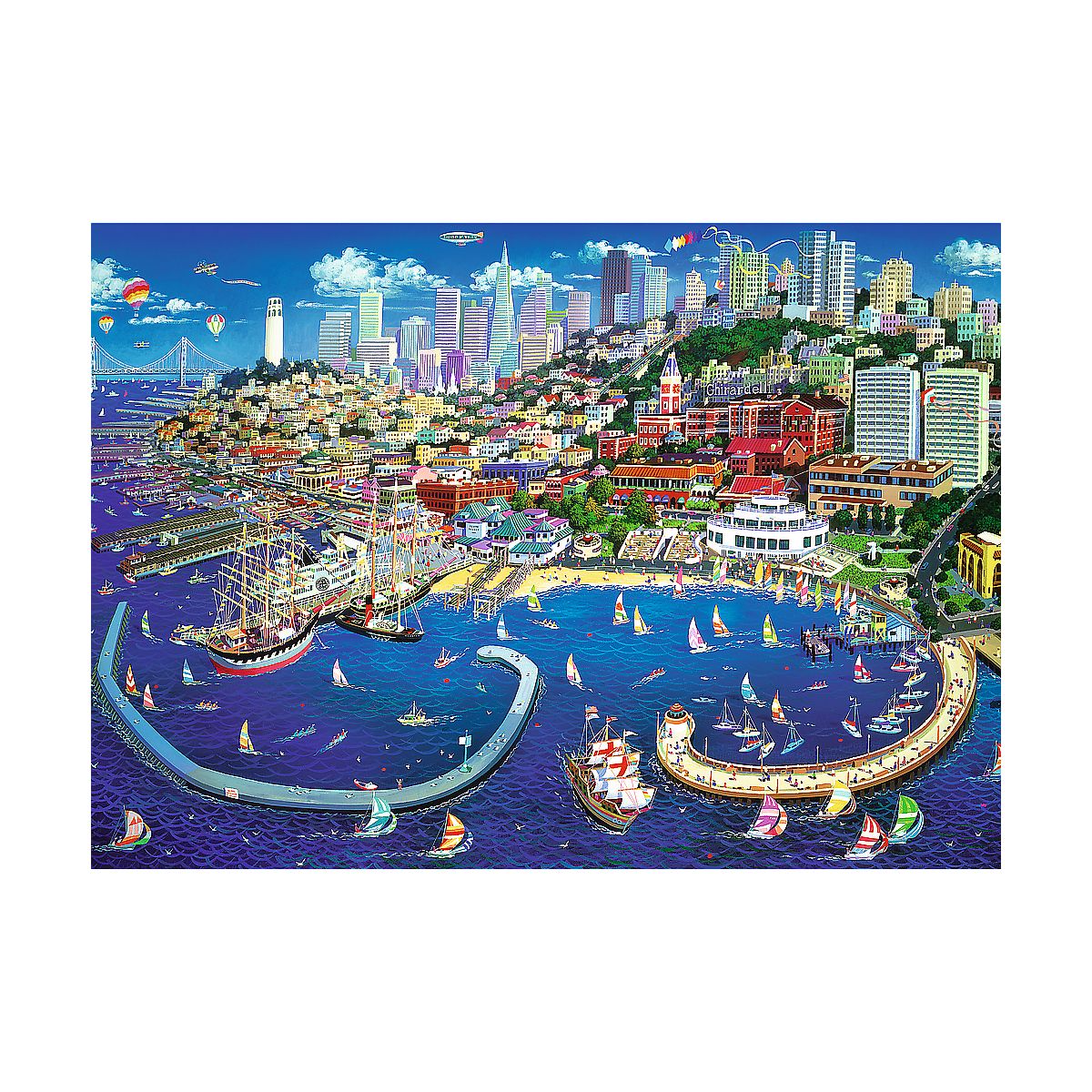 Puzzle Trefl Zatoka San Francisco 2000 el. (27107)