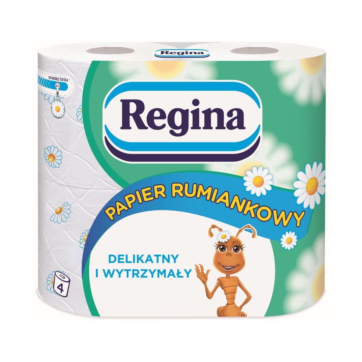 Papier toaletowy Regina A`4 kolor: biały 4 szt (406400)