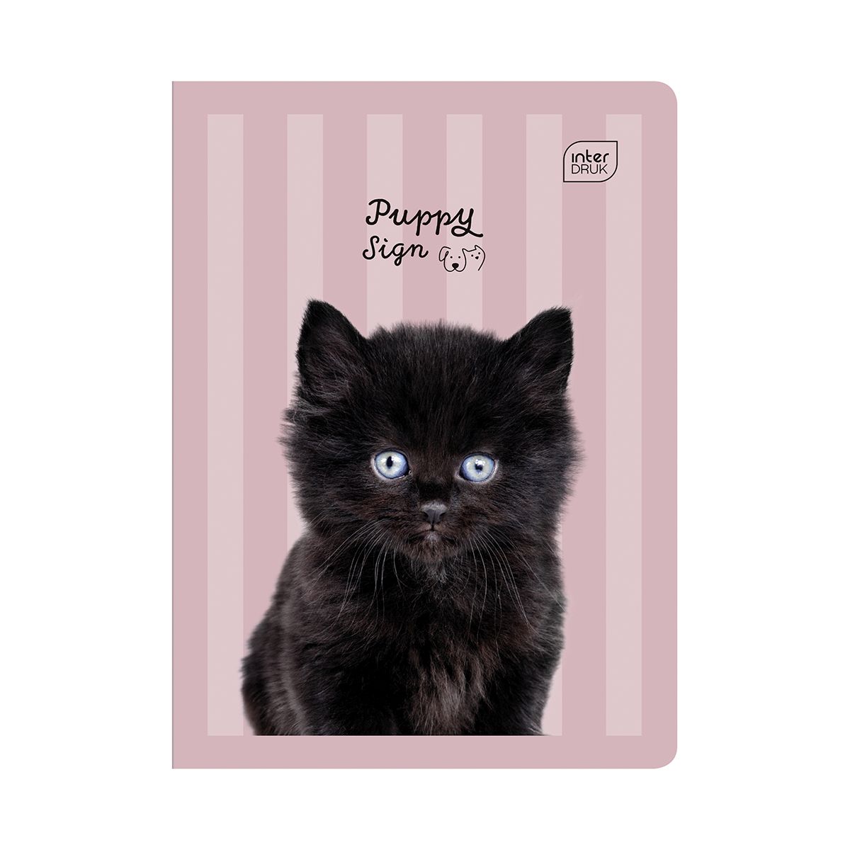 Zeszyt PUPPY SIGN A5 32k. 70g linia kolor Interdruk