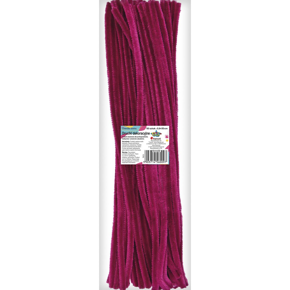 Drucik Craft-Fun Series kreatywny kolor: fuksja 300mm 50 szt Titanum (T3702)