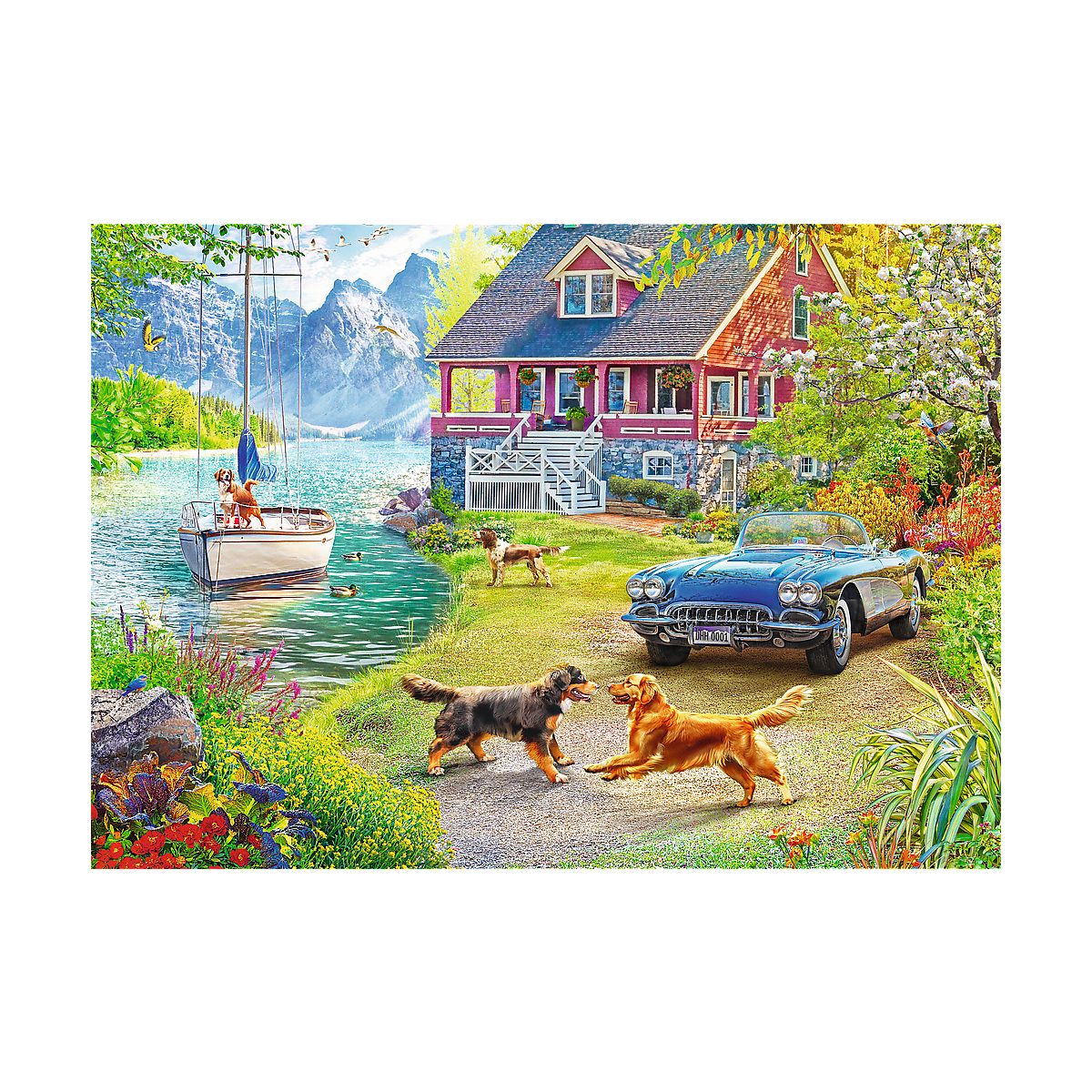 Puzzle Trefl Letni relaks 2x500 el. (37497)