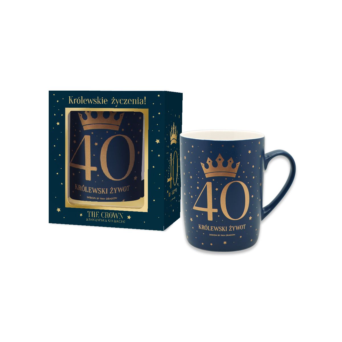 Kubek wielokrotnego użytku Pan Dragon Kubek The Crown  40M 330ml (5901854997070)