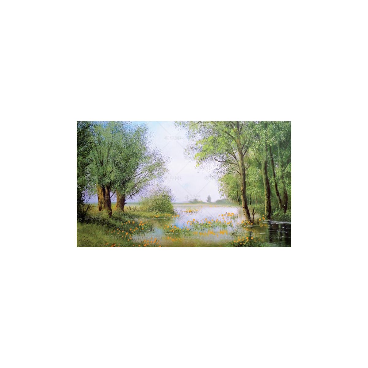 Kalendarz ścienny (401000) k:2915-377 notatnikowy 2024 IMPRESJA POLSKIE 220mm x 490mm Lucrum (WN01)