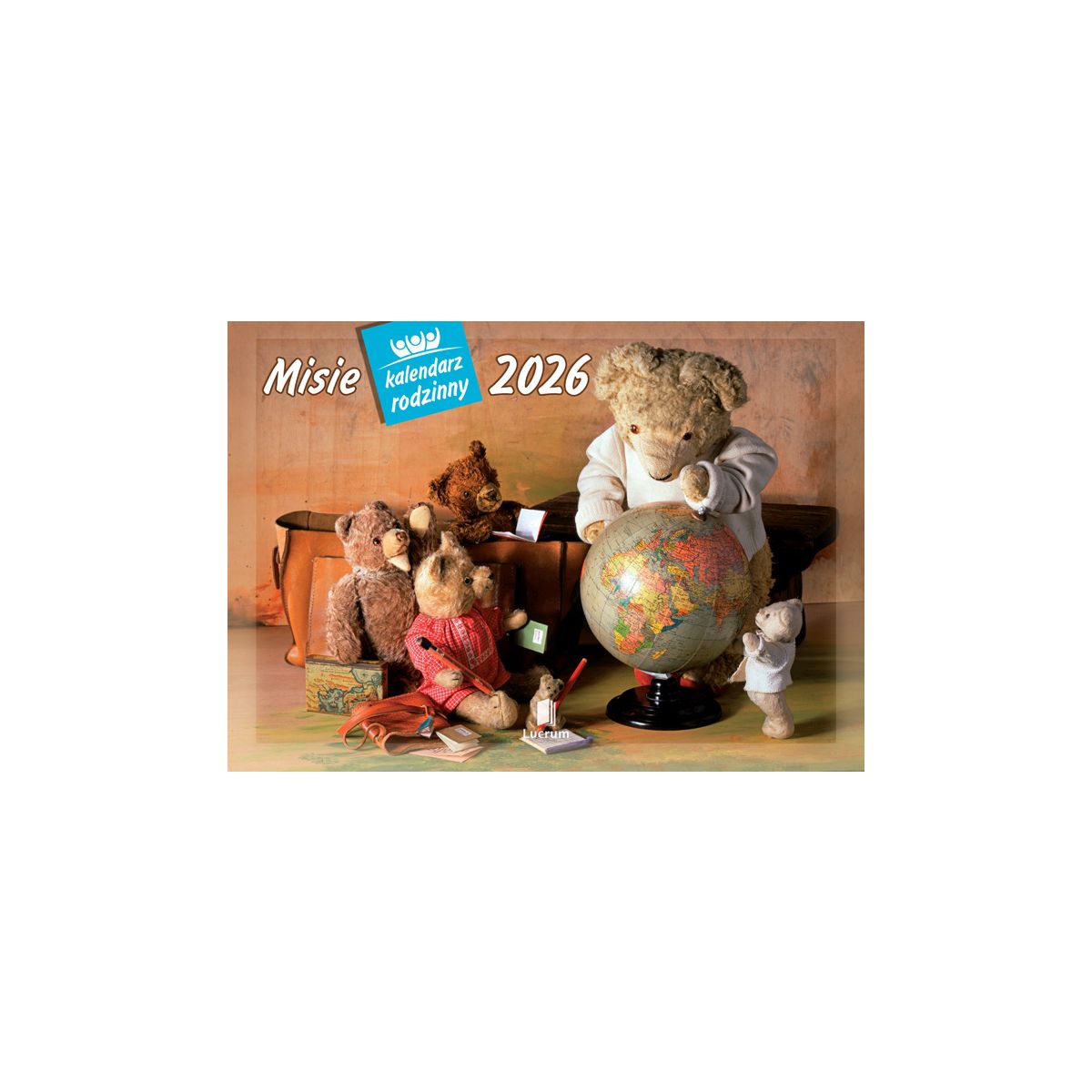 Kalendarz ścienny MISIE rodzinny 280mm x 200mm Lucrum (WL11)