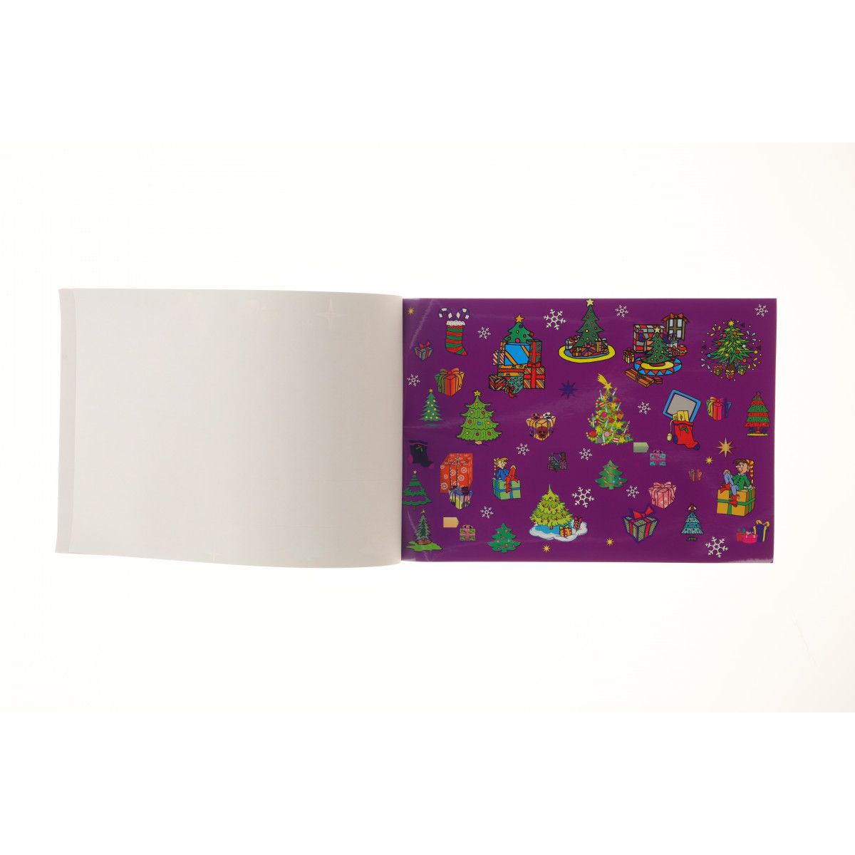 Zeszyt papierów kolorowych Cormoran błyszczące motywy świąteczne A4