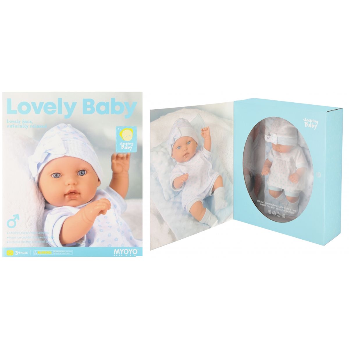 Lalka Mega Creative bobas z akcesoriami Chłopiec [mm:] 330 (543726)