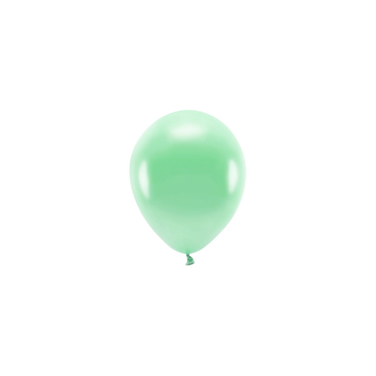 Balon gumowy Partydeco Metalizowane Eco Balloons miętowy 260mm (ECO26M-103)