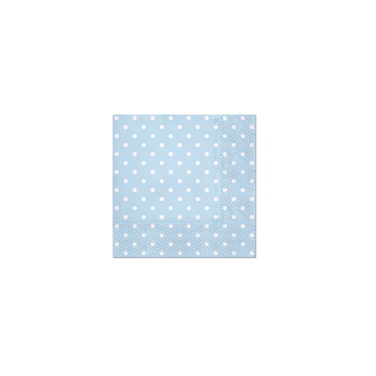 Serwetki Paw Lunch Dots light blue mix nadruk bibuła [mm:] 330x330 (SDL066055)