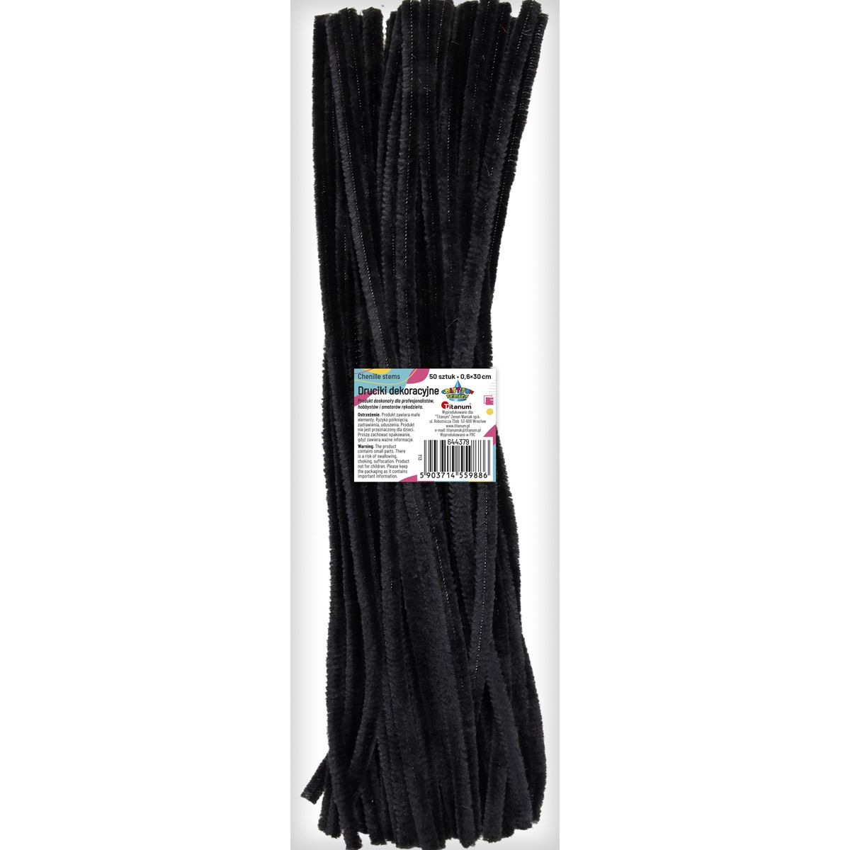 Drucik Craft-Fun Series kreatywny kolor: czarny 300mm 50 szt Titanum (T13)