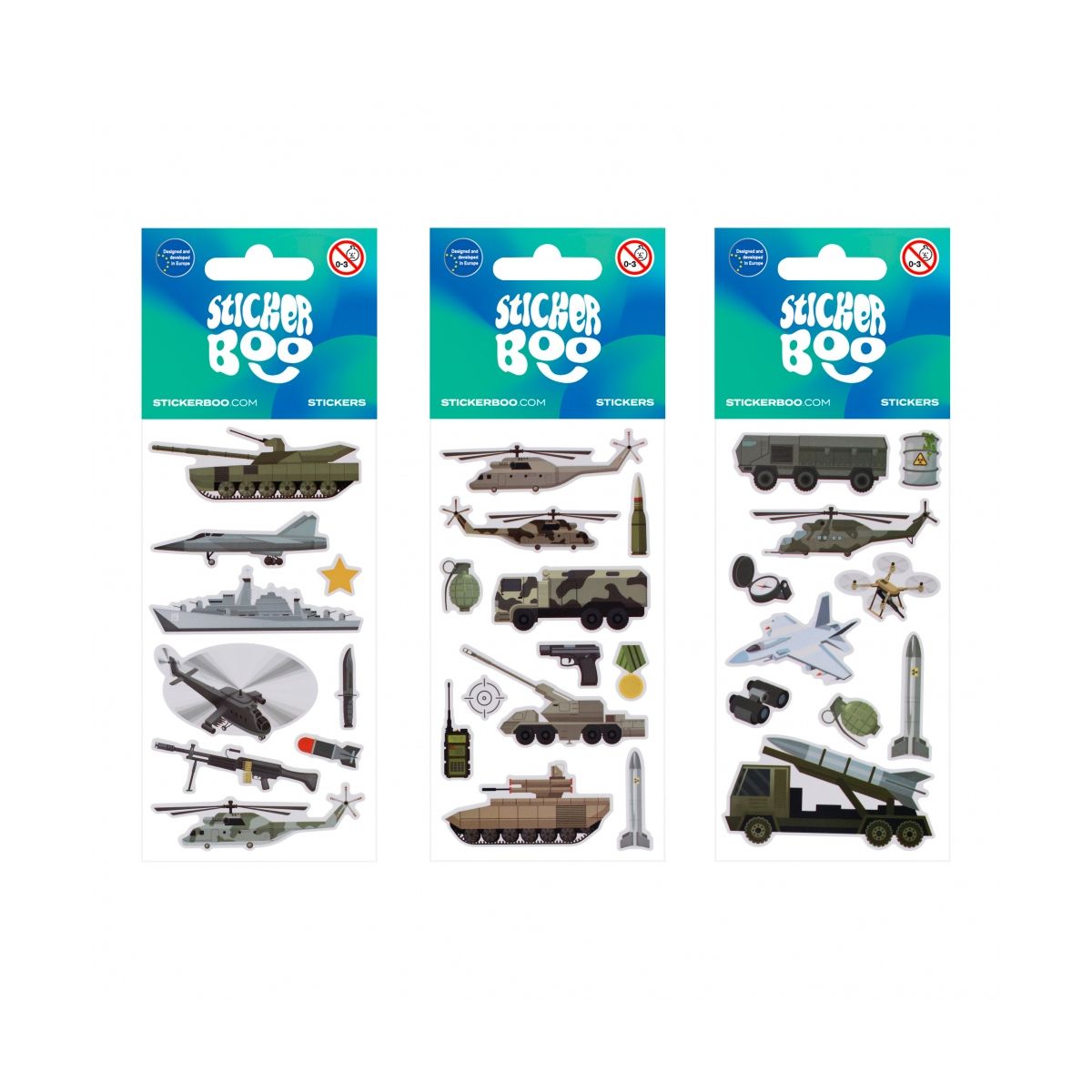 Naklejka (nalepka) Sticker Boo Military (534610)