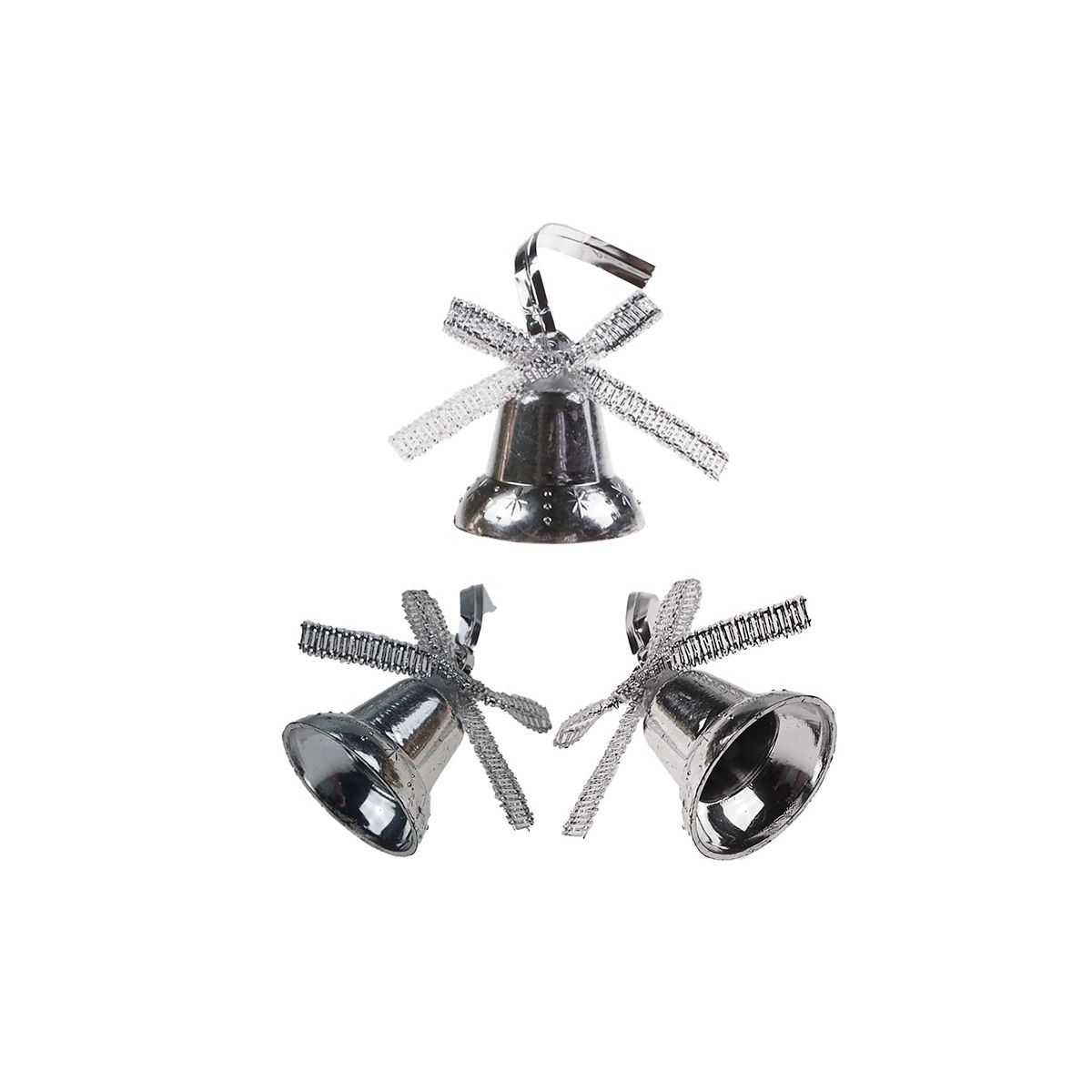 Ozdoba świąteczna Craft-Fun Series dzwoneczki plastikowe Titanum (DIY-XM(506))