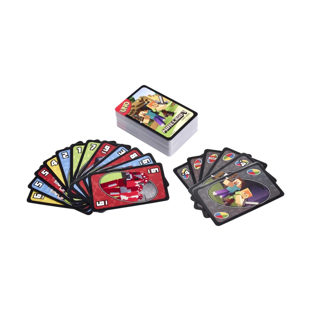Gra karciana Minecraft Uno Junior Mattel (FPD61)