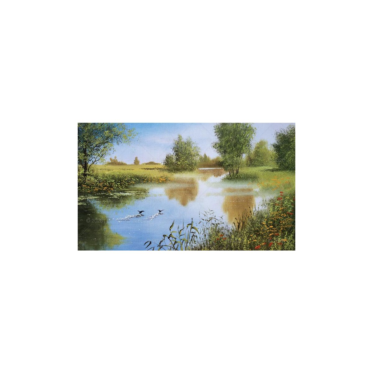 Kalendarz ścienny (401000) k:2915-377 notatnikowy 2024 IMPRESJA POLSKIE 220mm x 490mm Lucrum (WN01)