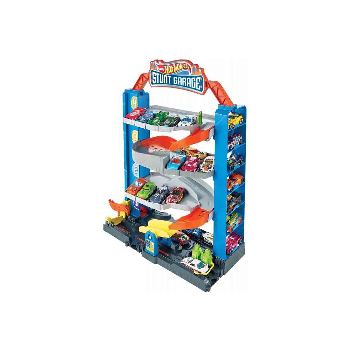 Garaż Przenośny garaż z windą STUNT GARAGE Hot Wheels (GNL70)