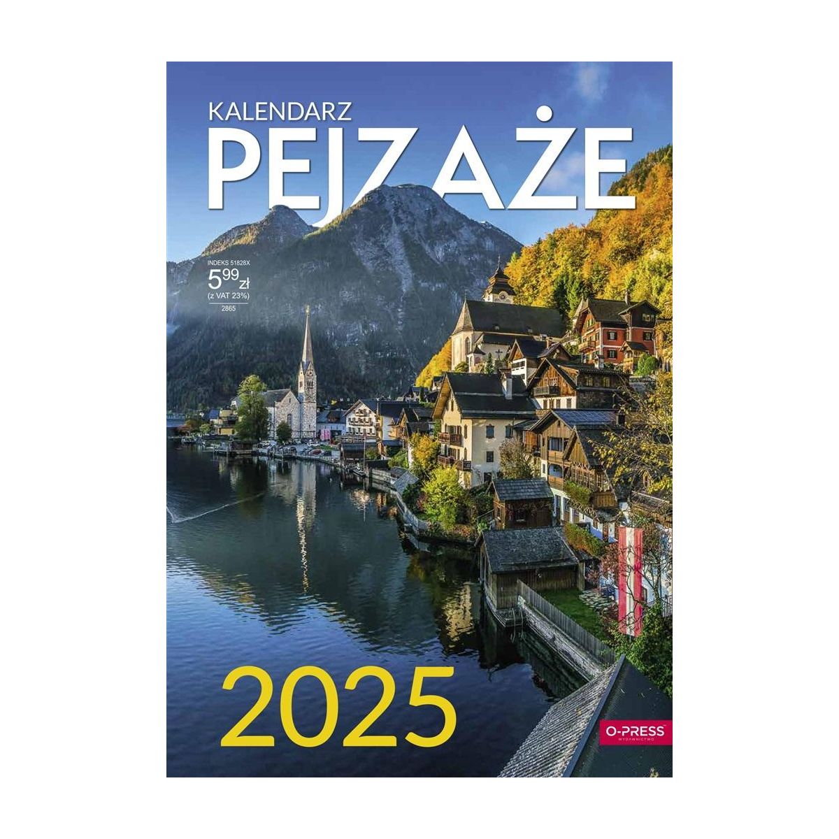 Kalendarz ścienny A4 Press PEJZAŻE A4 (5904830713459)