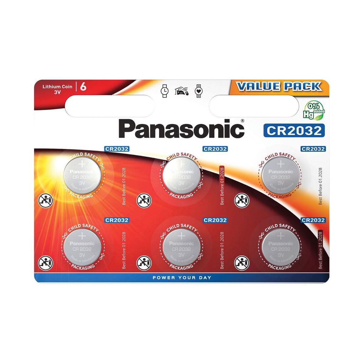 Baterie Panasonic 2032 CR2032