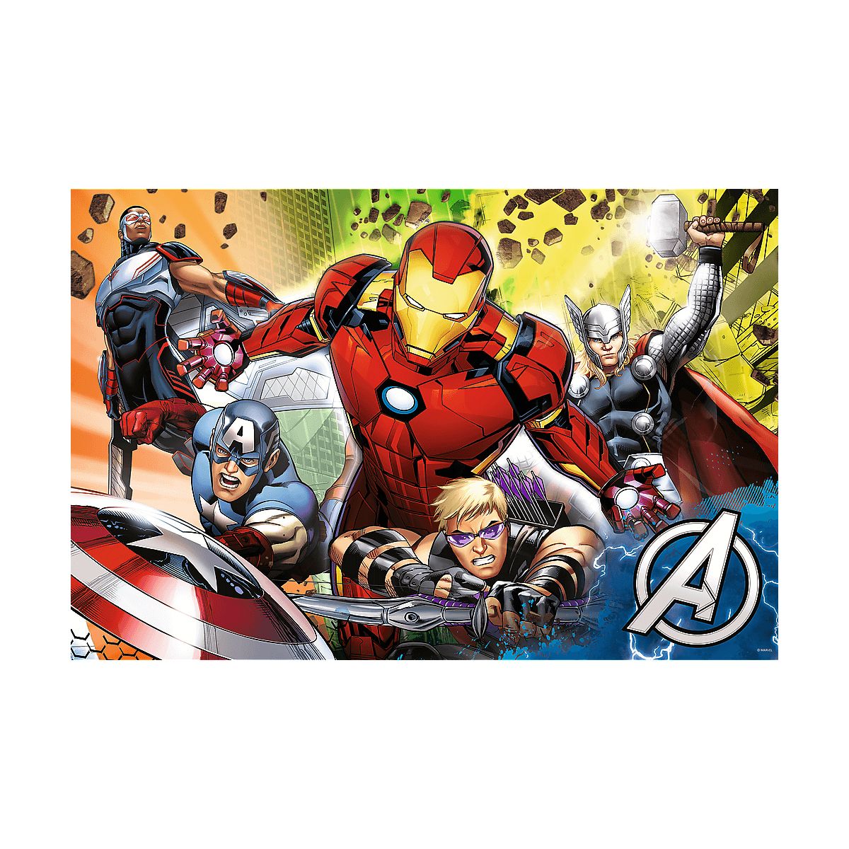 Puzzle Trefl Super maxi Silni Avengers / Disney Marvel Spiderman 24 el. (41007)