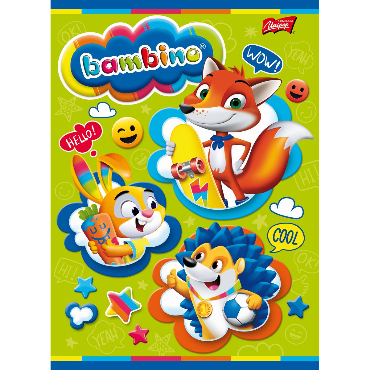 Zeszyt Bambino A5 16k. krata Unipap (5903235001789)