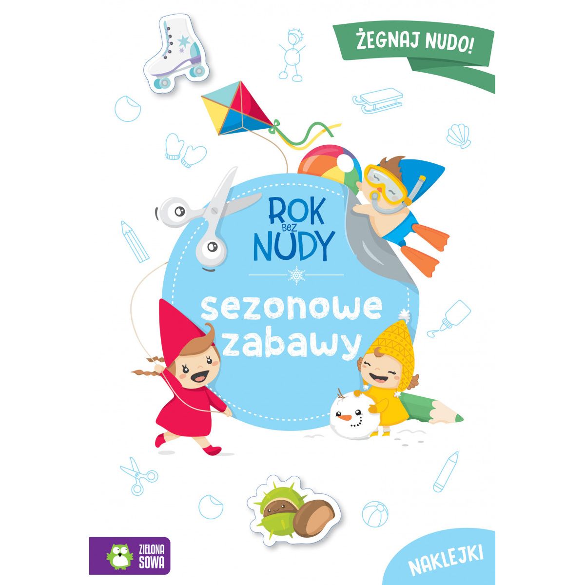 Książeczka edukacyjna Zielona Sowa Rok bez nudy. Sezonowe zabawy