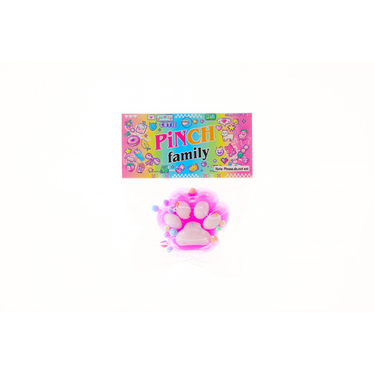 Gniotek ŁAPKA z kuleczkami 7x6cm Bemag (GTM-102)