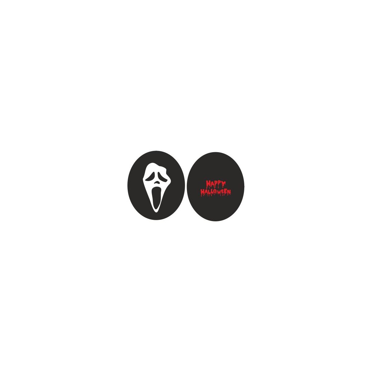 Balon gumowy HALLOWEEN STRASZNE HALLOWEEN 5 szt mix Godan (GB/PG19)