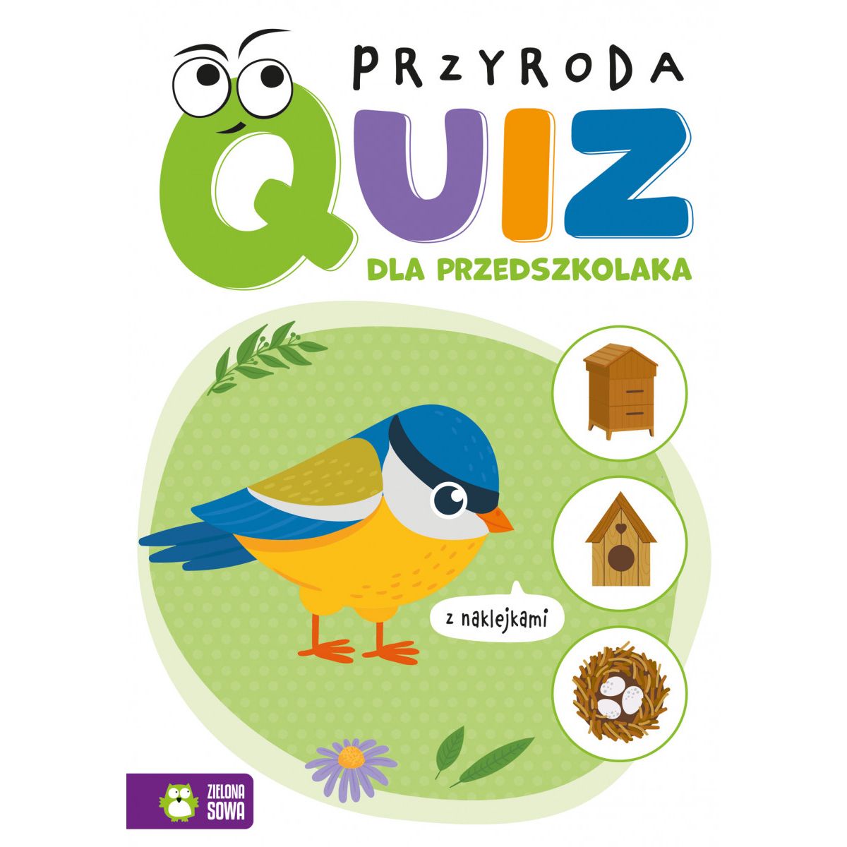 Książeczka edukacyjna Zielona Sowa Quiz dla przedszkolaka. Podróże