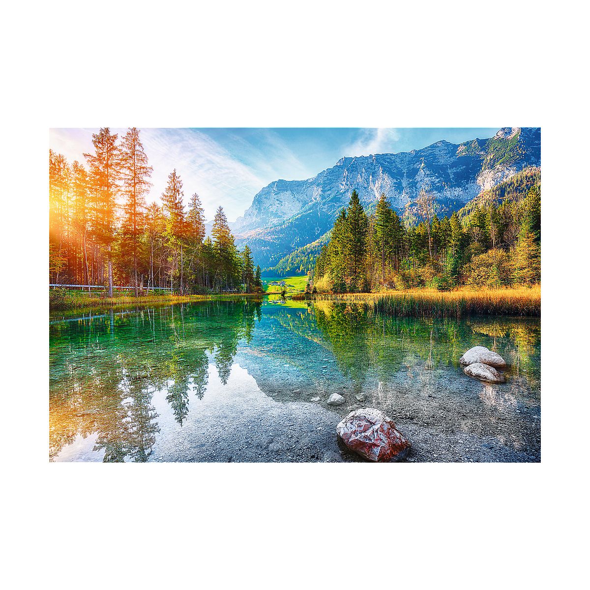 Puzzle Trefl UFT Wanderlust: At the Foot of Alps, Hintersee Lake, Germany 1500 el. (26193)
