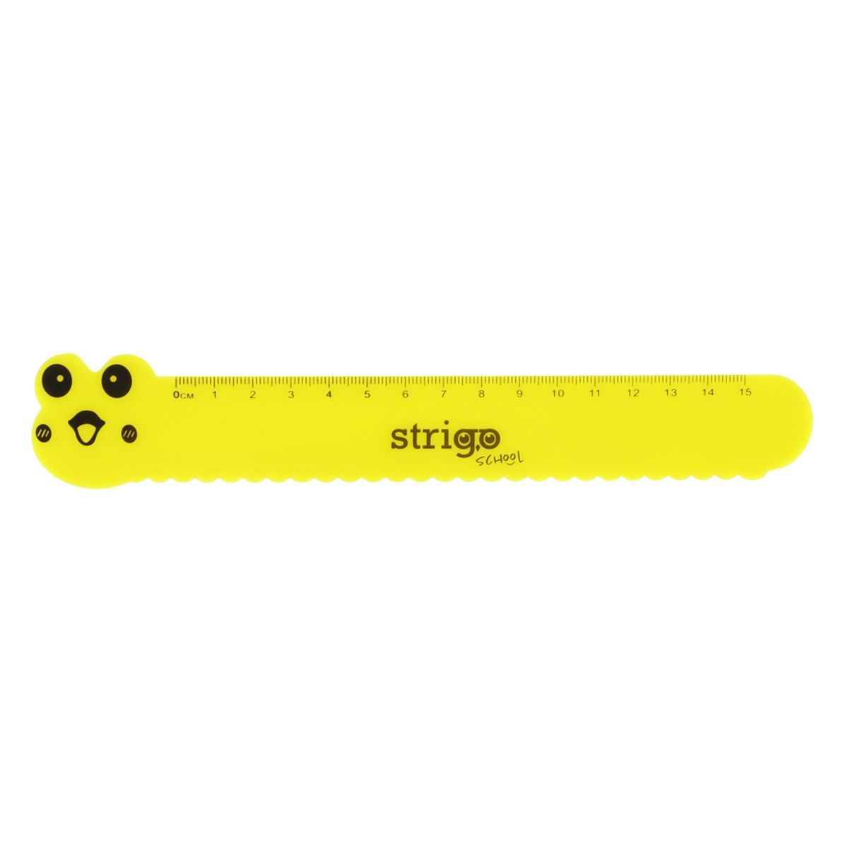 Linijka 15 cm GĄSIENICA 15cm Strigo (SSC367)