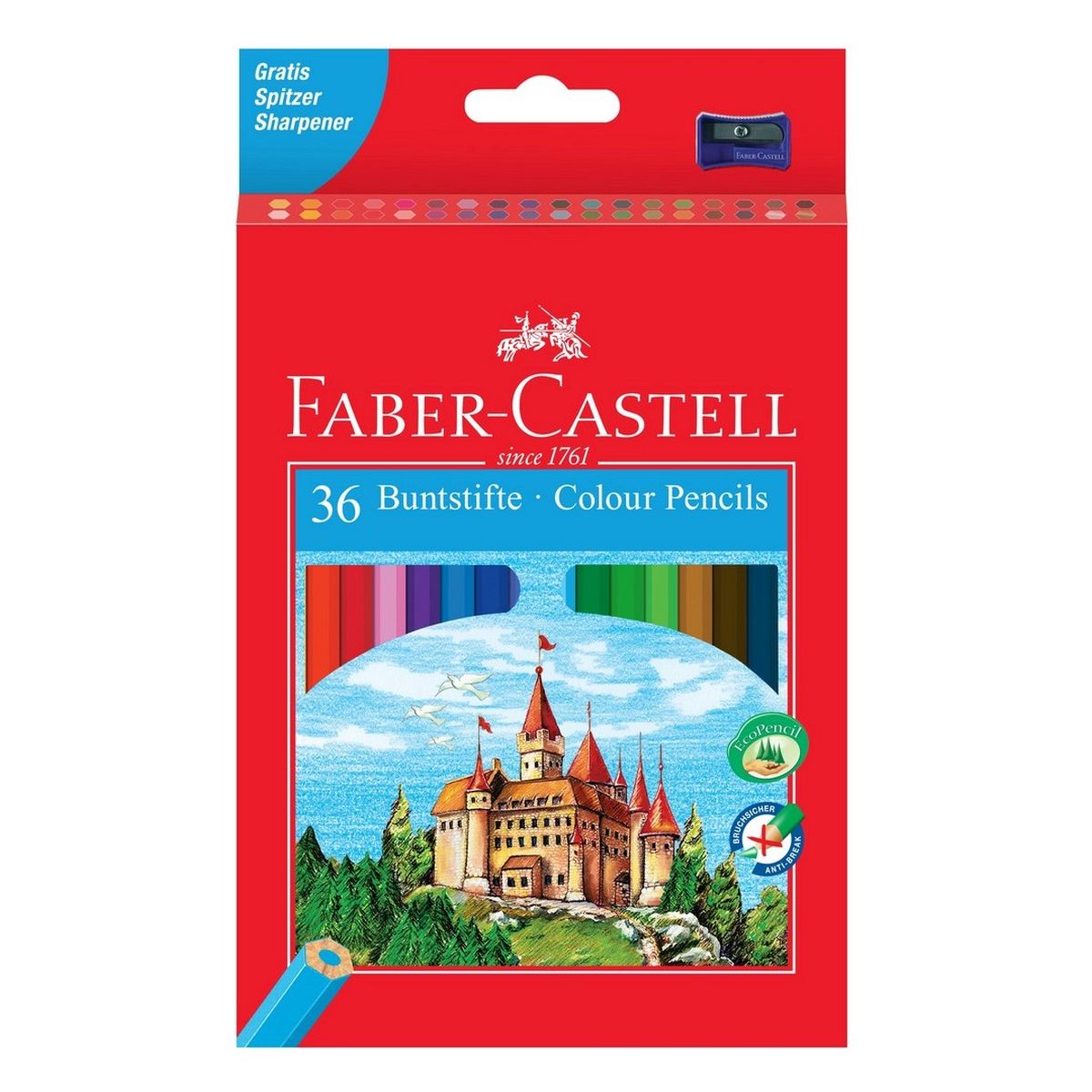 Kredki ołówkowe Faber Castell Zamek 36 kol. (120136)