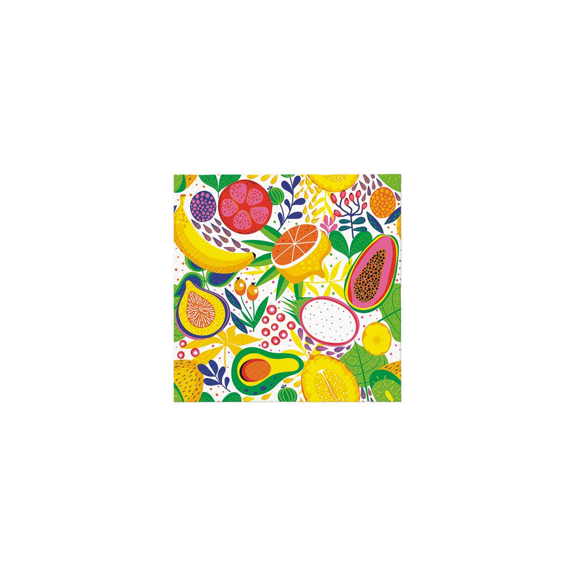 Serwetki Paw Lunch Tropical Delight różne celuloza [mm:] 330x330 (SDL139000)