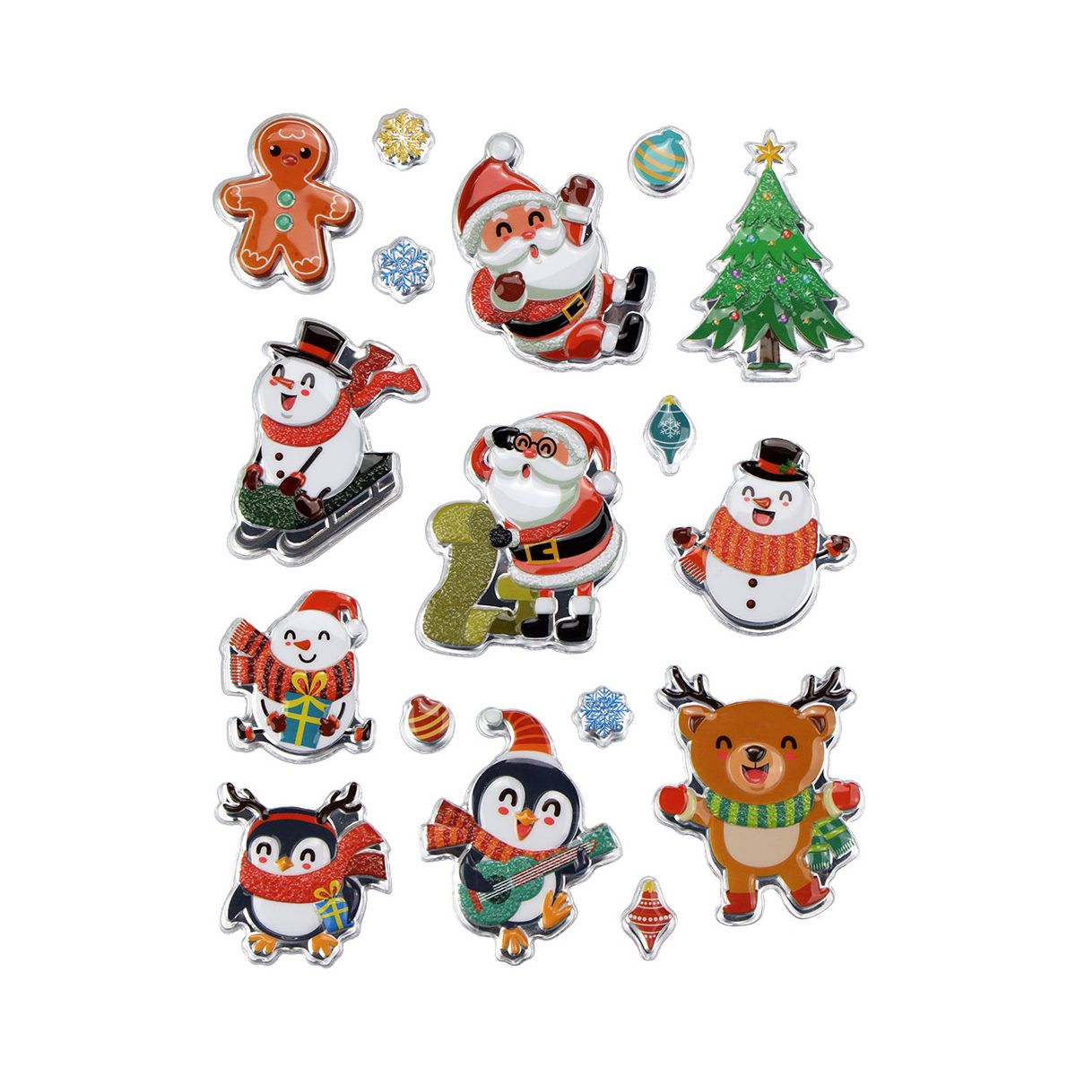 Naklejka (nalepka) Craft-Fun Series wypukłe XMAS Titanum (24ESD050-1)