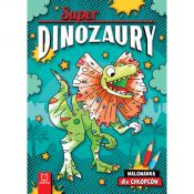 Książka dla dzieci Superdinozaury. Malowanka dla chłopców