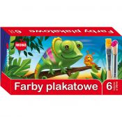 Farby plakatowe Mona kolor: mix 20ml 6 kolor.