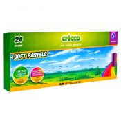 Pastele suche Cricco kwadratowe, 24 kolory 24 kol. (CR491K24)