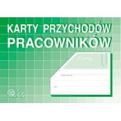 Druk offsetowy Michalczyk i Prokop Karta przychodów pracowników A5 32k. (K-10)