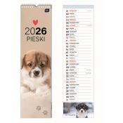 Kalendarz ścienny paskowy 135mm x 500mm Interdruk (PSY)