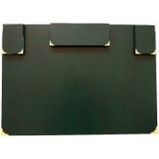 Podkład na biurko Z WYPOSAŻENIEM zielony płyta piśniowa pokryta okleiną PVC [mm:] 700x500 Warta (1824-910-007)