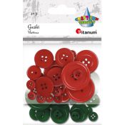 Guziki Titanum Craft-Fun Series plastikowe mix (24BR0202)