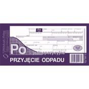 Druk samokopiujący Przyjęcie odpadu jednopozycyjne 1/3 A4 80k. Michalczyk i Prokop (384-8)