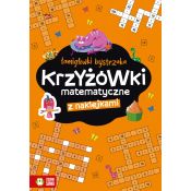 Książeczka edukacyjna Łamigłówki bystrzaka Krzyżowki matematyczne! Zielona Sowa