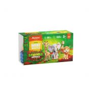 Klocki konstrukcyjne Marioinex Mini Waffle 50el Animals Sawanna (5903033907078)