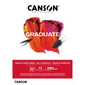 Blok artystyczny Canson Oil & Acryl Graduate A3 290g 20k (400110381)