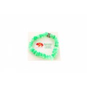 Bransoletka Mol bransoletka jadeit górski bryłka groszek 6x10mm