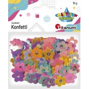 Konfetti Craft-Fun Series kwiaty 19mm pastelowe Titanum (11wc005)